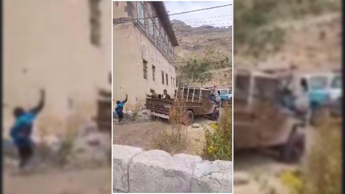 "فيديو" جديد يُظهر مدى التشابه بين الإرهاب الحوثي والإسرائيلي