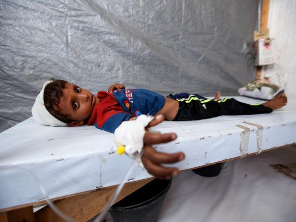 منظمة دولية: ارتفاع مقلق لحالات الإصابة بالكوليرا في اليمن
