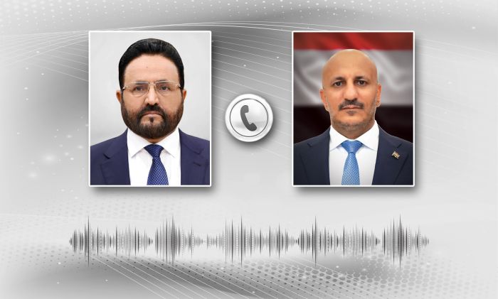 نائبا رئيس مجلس القيادة الرئاسي طارق صالح والعرادة يبحثان الأوضاع في مأرب