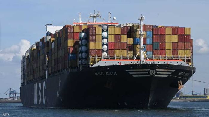 مجموعة MSC للشحن: السفينة المستهدفة قرب عدن تبحر لجيبوتي