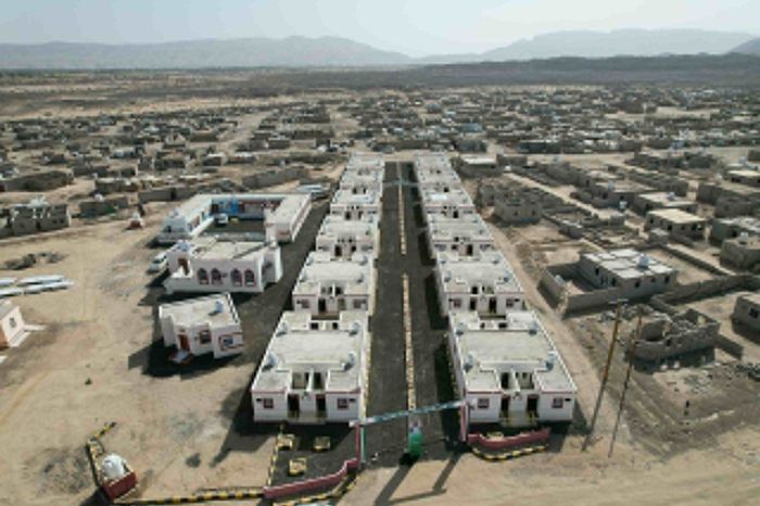 افتتاح قرية سكنية للنازحين في مأرب بتمويل جمعية كويتية