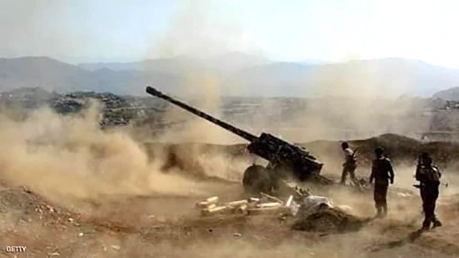 اشتباكات وتبادل قصف مدفعي بين القوات المشتركة ومليشيا الحوثي شمال الضالع