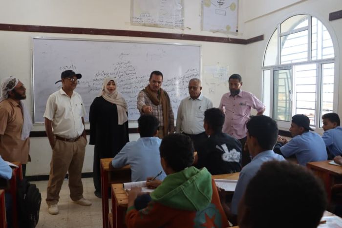 تدشين الفصل الدراسي الثاني في مدارس حيس بمحافظة الحديدة